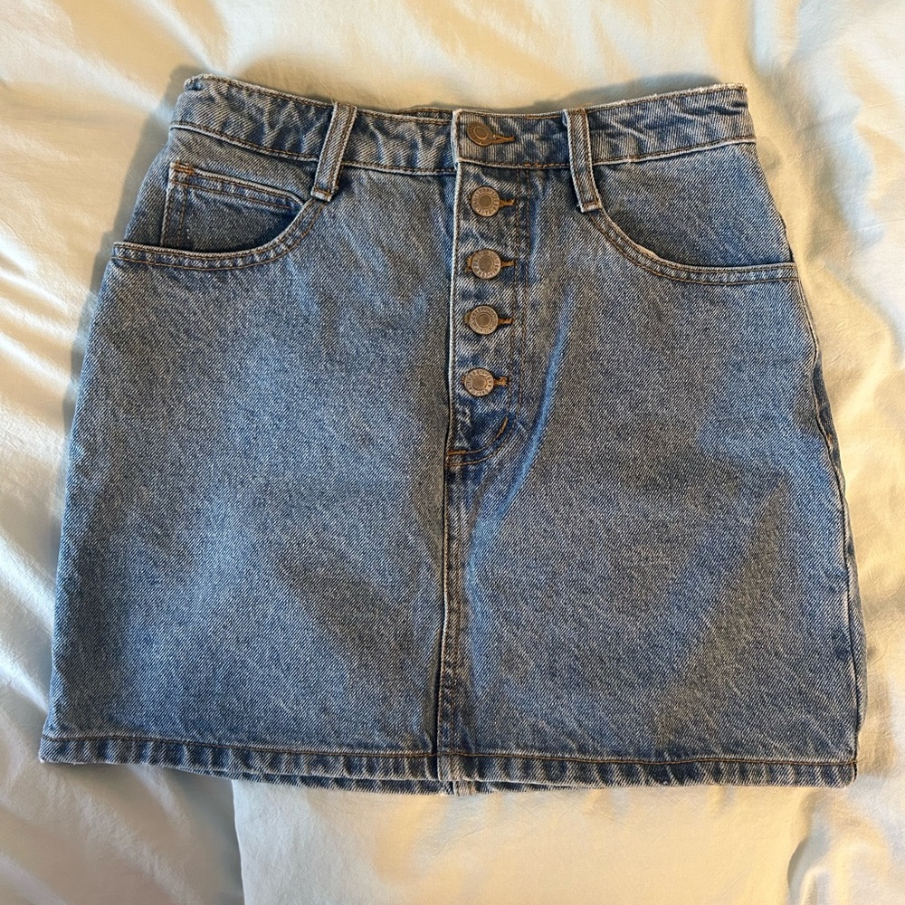 Brandy Melville mini denim skirt